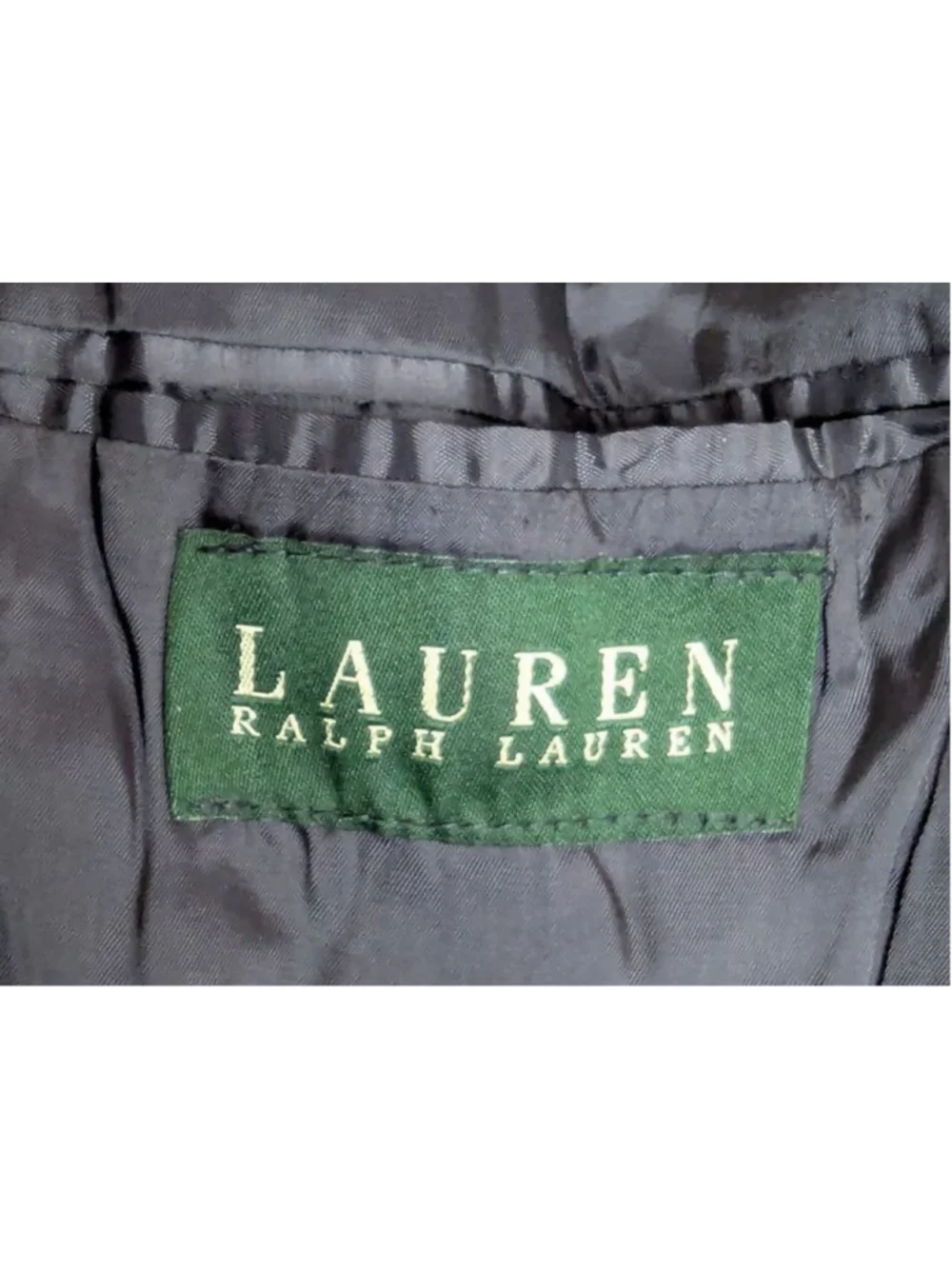 Men's LAUREN Ralph Lauren 100% Wool Gray Black Houndstooth Sport Coat 40R
